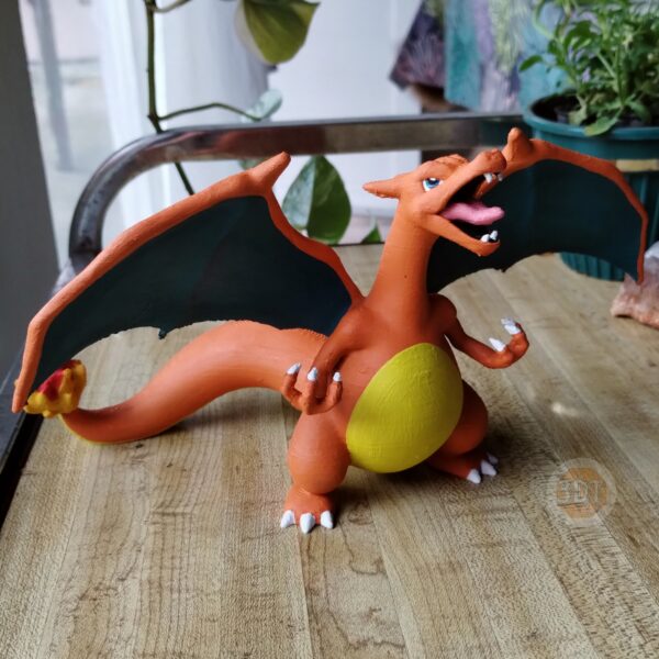 Figura Charizard De Pokémon Primera Generación 3d Pintado - Image 4