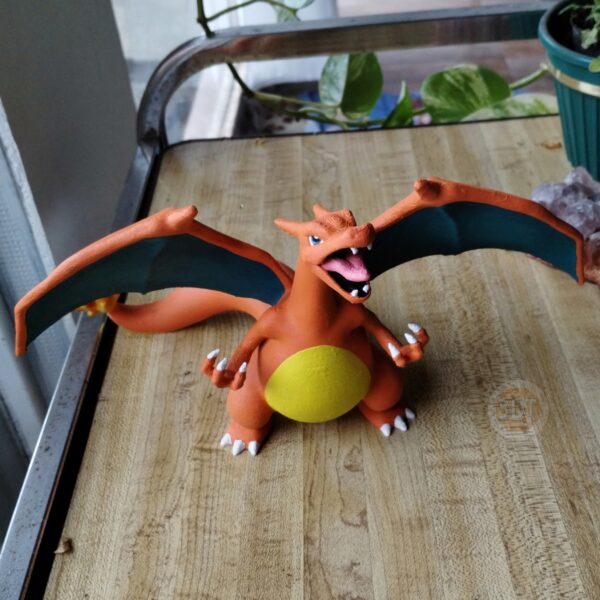 Figura Charizard De Pokémon Primera Generación 3d Pintado - Image 3