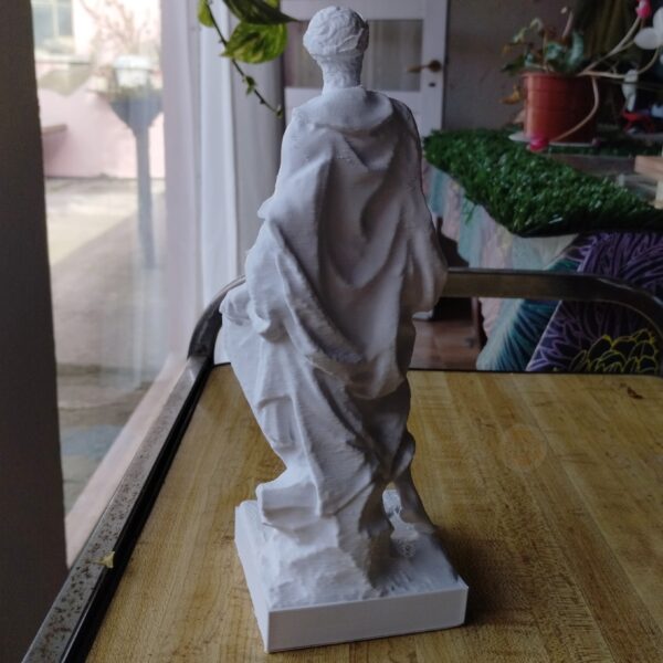Estatua Figura Julio César Del Louvre Decoración Clásica 3d - Image 4