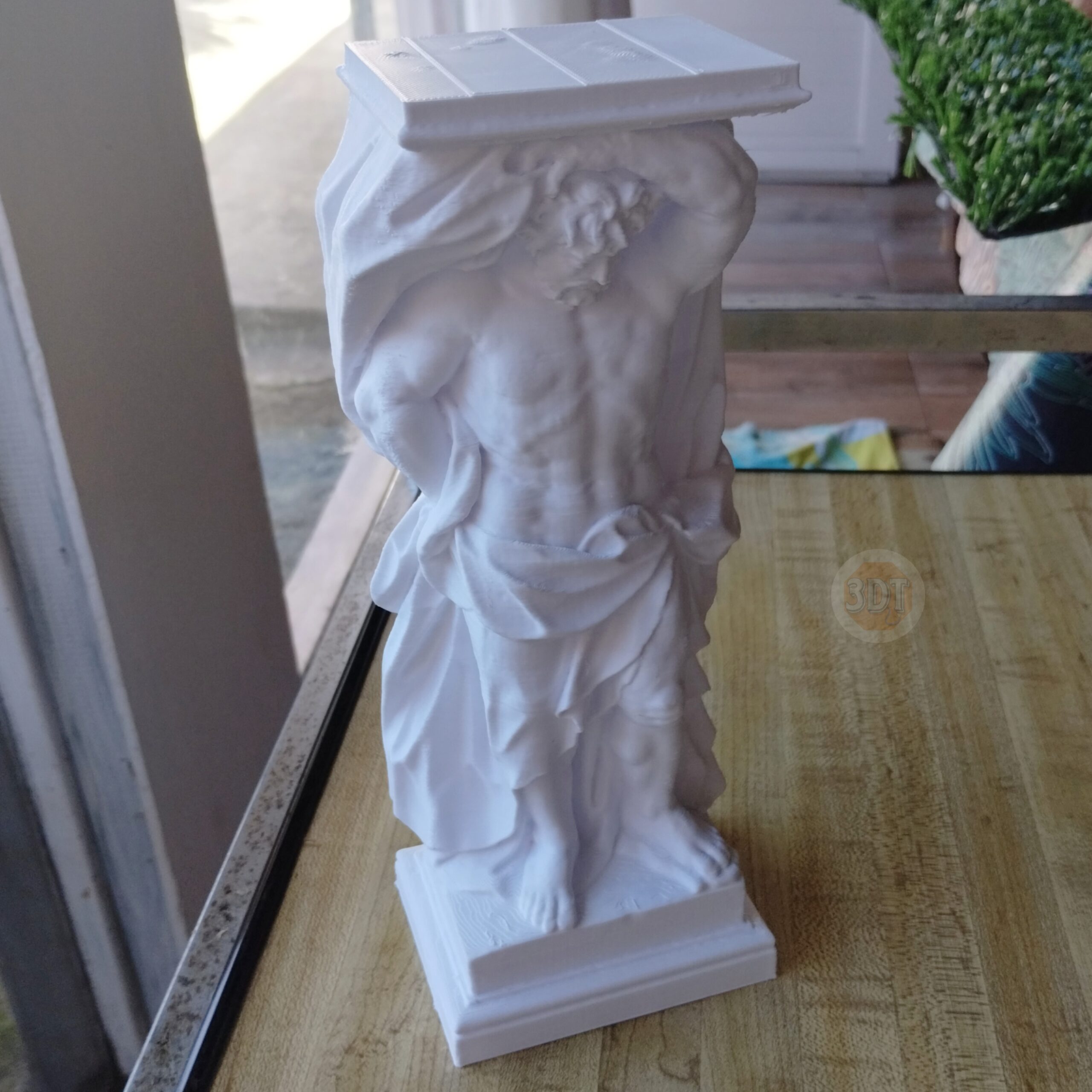 Estatua Figura Del Titan Atlas Escultura Griega Deco 3d - Image 3