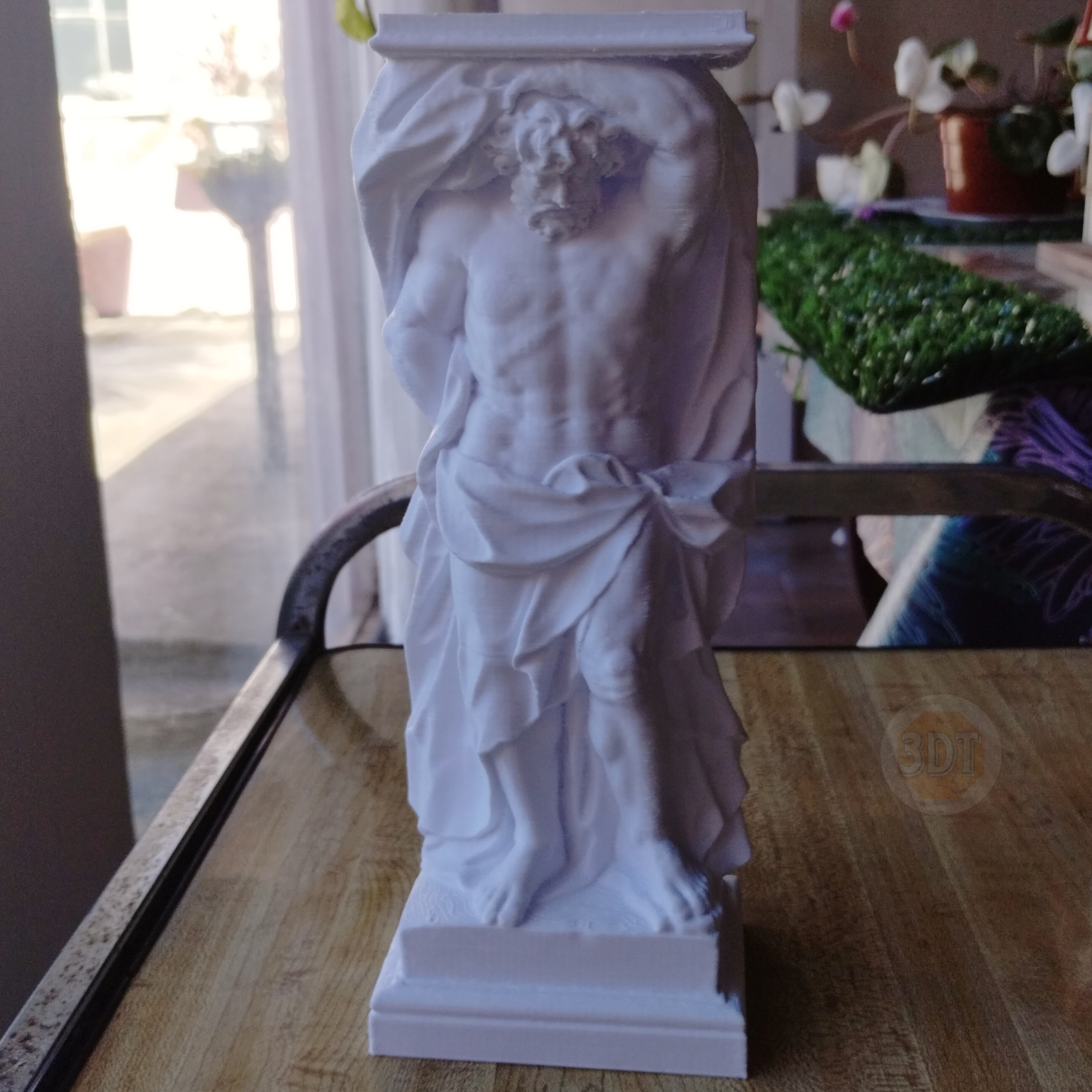 Estatua Figura Del Titan Atlas Escultura Griega Deco 3d - Image 2