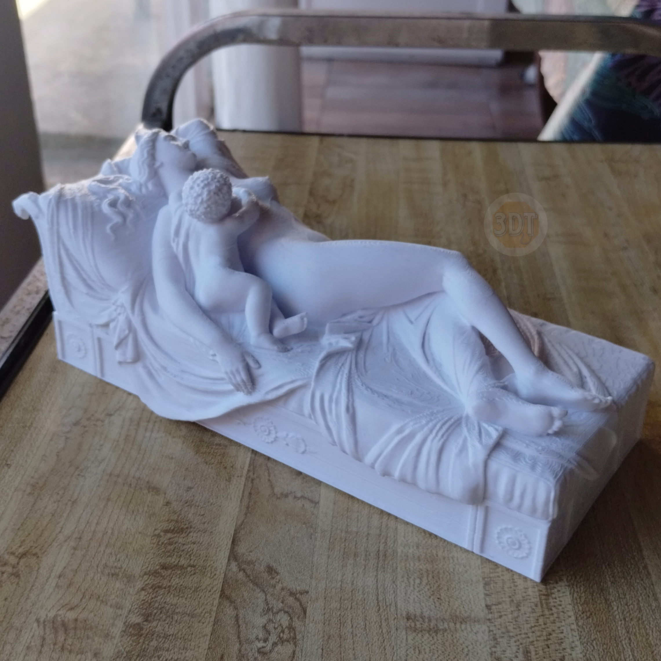 Estatua Figura Juno Amamantando A El Niño Hércules Deco 3d - Image 4