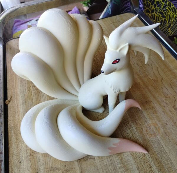 Figura Ninetales De Pokémon Primera Generación 15cm Pintado - Image 5