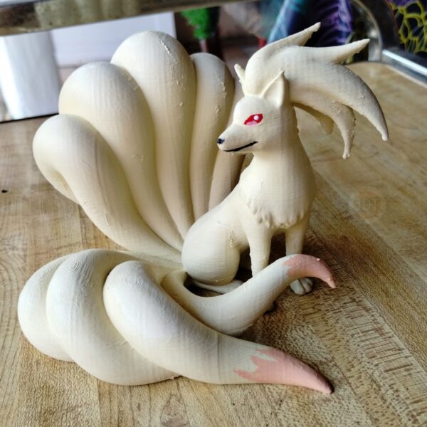 Figura 10cm Ninetales De Pokémon 1ra Generación 3d Pintado - Image 5