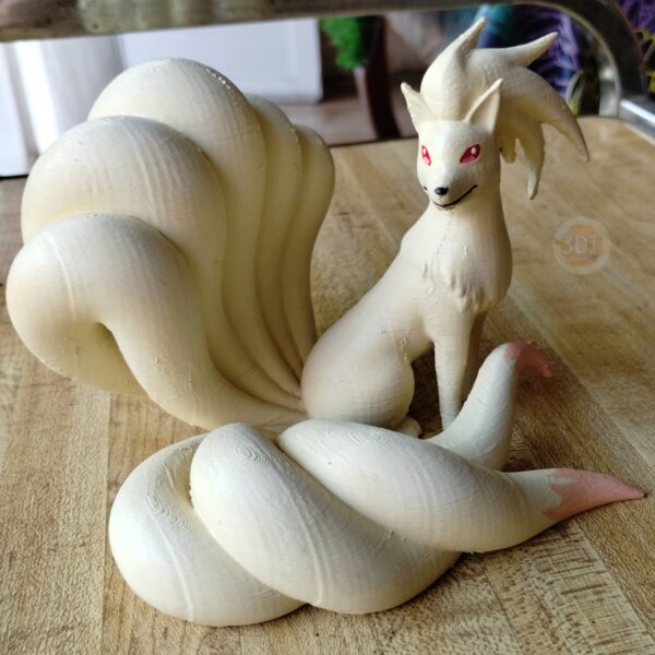 Figura 10cm Ninetales De Pokémon 1ra Generación 3d Pintado - Image 4