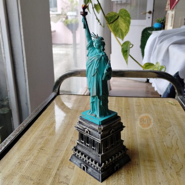 Estatua De La Libertad 3d Pintada A Mano Adornos Decoración - Image 5