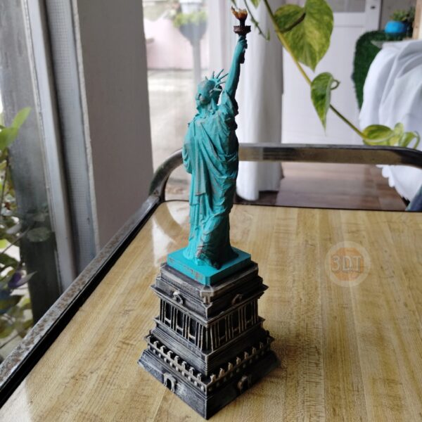 Estatua De La Libertad 3d Pintada A Mano Adornos Decoración - Image 4