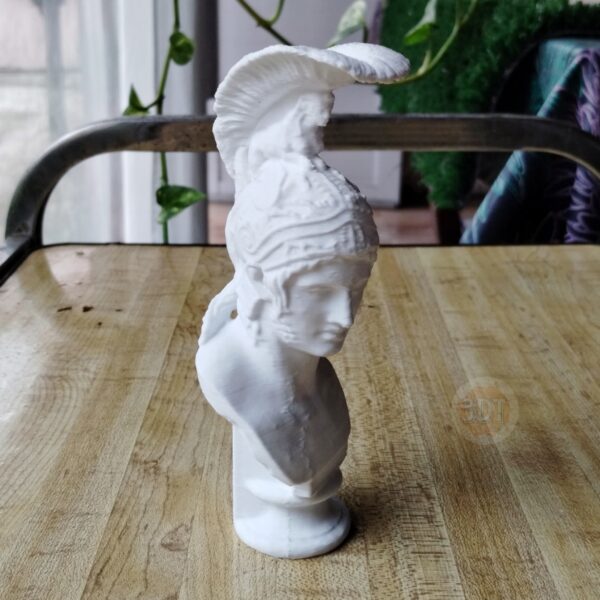 Estatua Griega Busto De Ares 15cm Impresión Decorativo 3d - Image 5