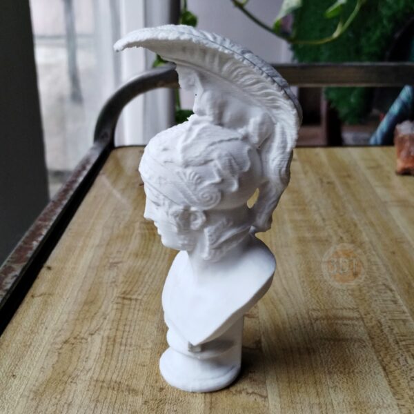 Estatua Griega Busto De Ares 15cm Impresión Decorativo 3d - Image 6