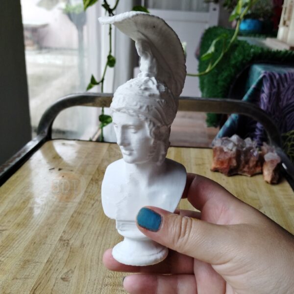 Estatua Griega Busto De Ares 15cm Impresión Decorativo 3d - Image 3