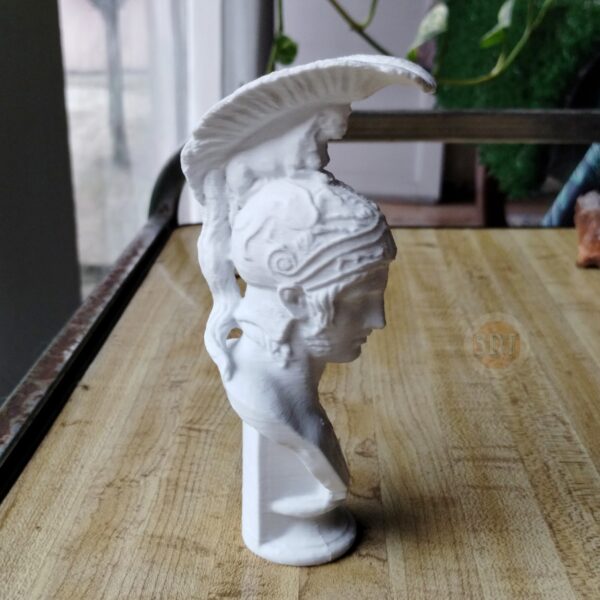Estatua Griega Busto De Ares 15cm Impresión Decorativo 3d - Image 4