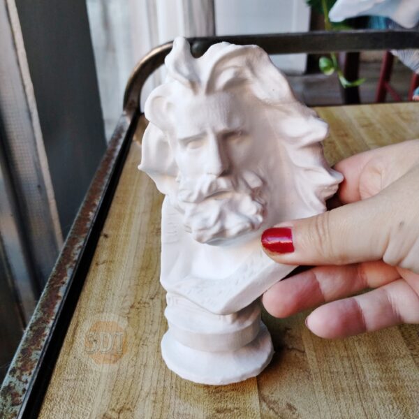 Busto De Marco Aurelio Antiguo Roma 15cm Deco Impreso 3d - Image 2