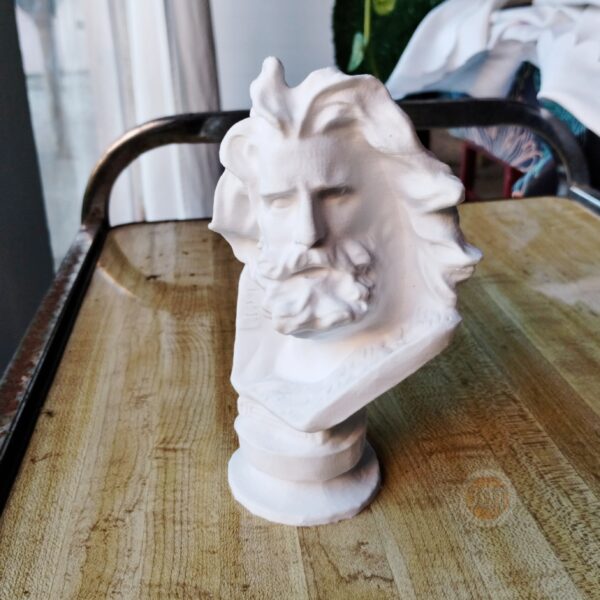 Busto De Marco Aurelio Antiguo Roma 15cm Deco Impreso 3d - Image 3
