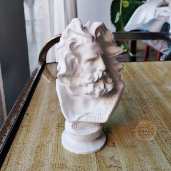 Busto De Marco Aurelio Antiguo Roma 15cm Deco Impreso 3d - Image 4