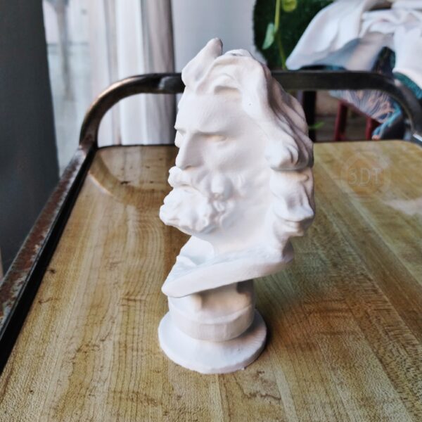 Busto De Marco Aurelio Antiguo Roma 15cm Deco Impreso 3d - Image 5