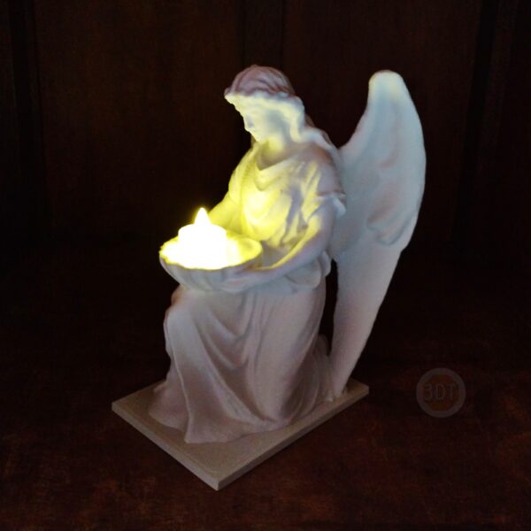 Estatua Ángel De Highgate Portavelas 25cm + Vela Led + Pila - Image 6