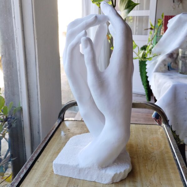 Estatua Manos La Catedral Auguste Rodin 40cm Decoración 3d - Image 2