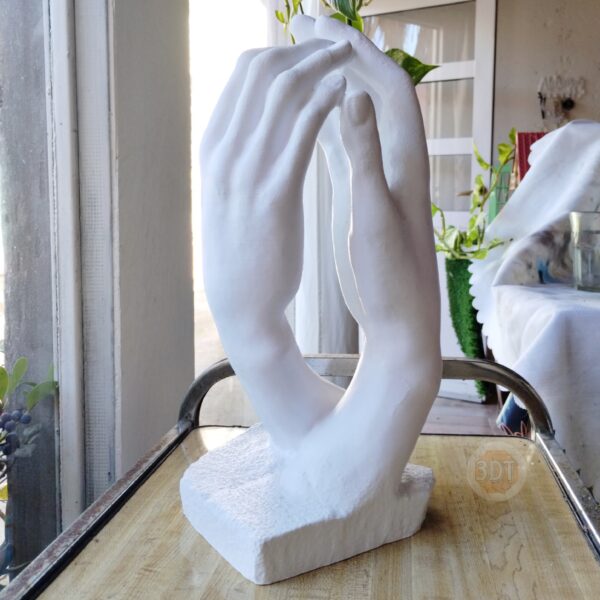 Estatua Manos La Catedral Auguste Rodin 40cm Decoración 3d - Image 3