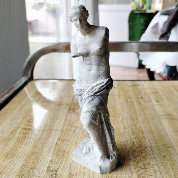 Estatua Venus De Milo Griega 15cm Pintada Simil Marmol 3d - Image 3