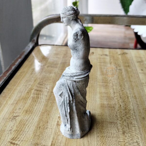 Estatua Venus De Milo Griega 15cm Pintada Simil Marmol 3d - Image 4