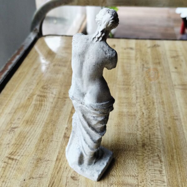 Estatua Venus De Milo Griega 15cm Pintada Simil Marmol 3d - Image 5