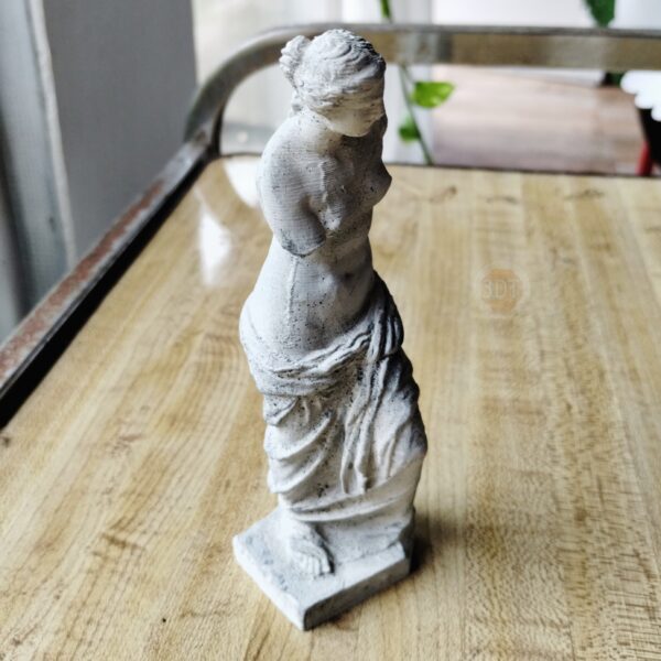 Estatua Venus De Milo Griega 15cm Pintada Simil Marmol 3d - Image 6