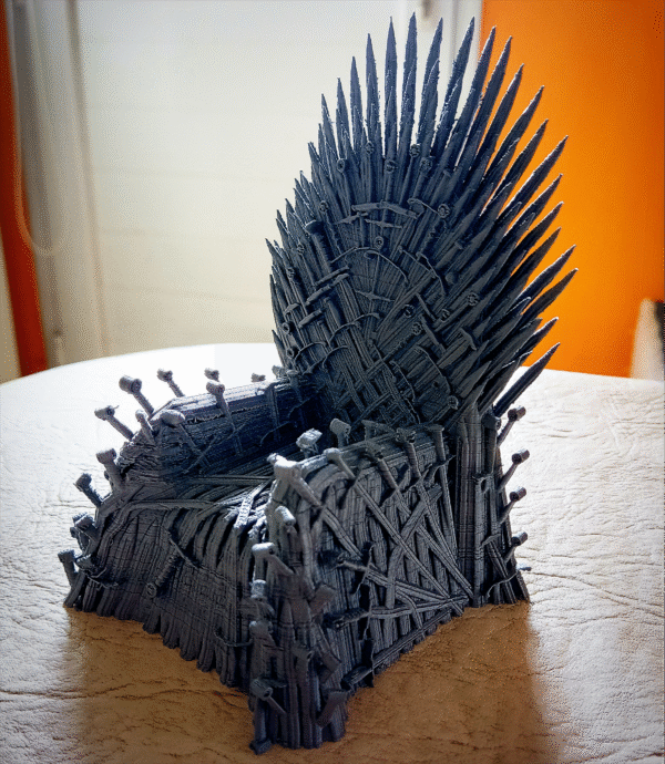 Figura Trono De Hierro Juego De Tronos Iron Throne Got 3d - Image 2