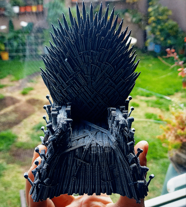 Figura Trono De Hierro Juego De Tronos Iron Throne Got 3d - Image 3
