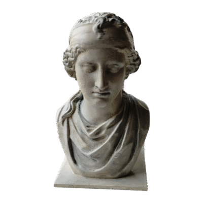 Escultura Busto De Afrodita Simil Marmol Decoración Estatua