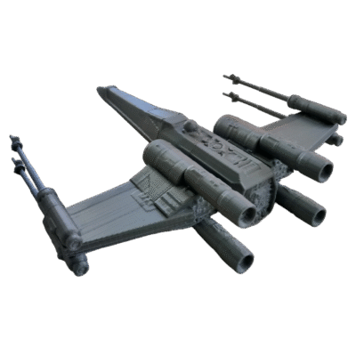 X Wing Nave Star Wars Ala X Caza Estelar 3d