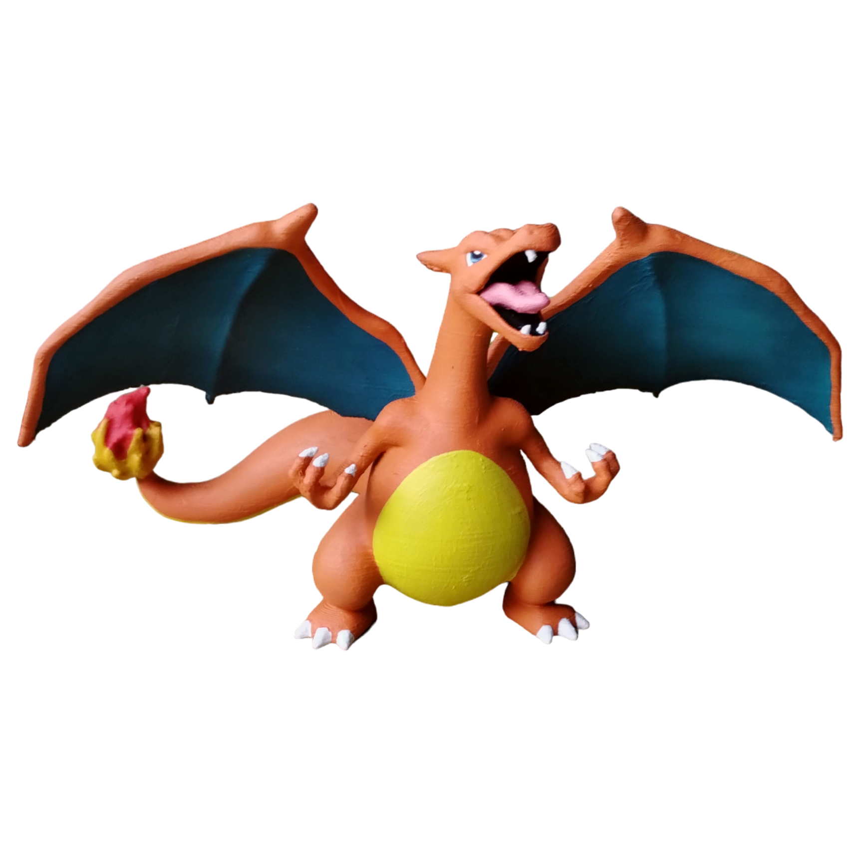 Figura Charizard De Pokémon Primera Generación 3d Pintado