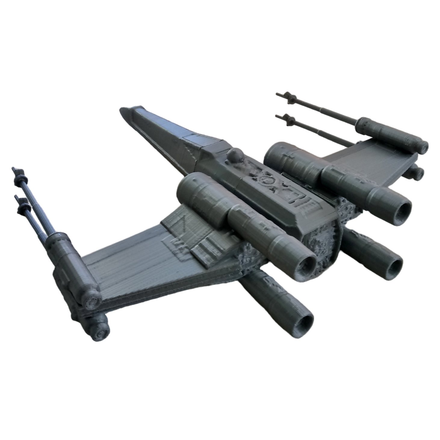 X Wing Nave Star Wars Ala X Caza Estelar Gigante!! 29cm