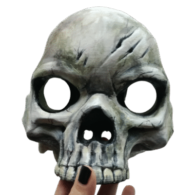 Mascara Calavera De Terror Cosplay Cotillón Caretas 3d Imp