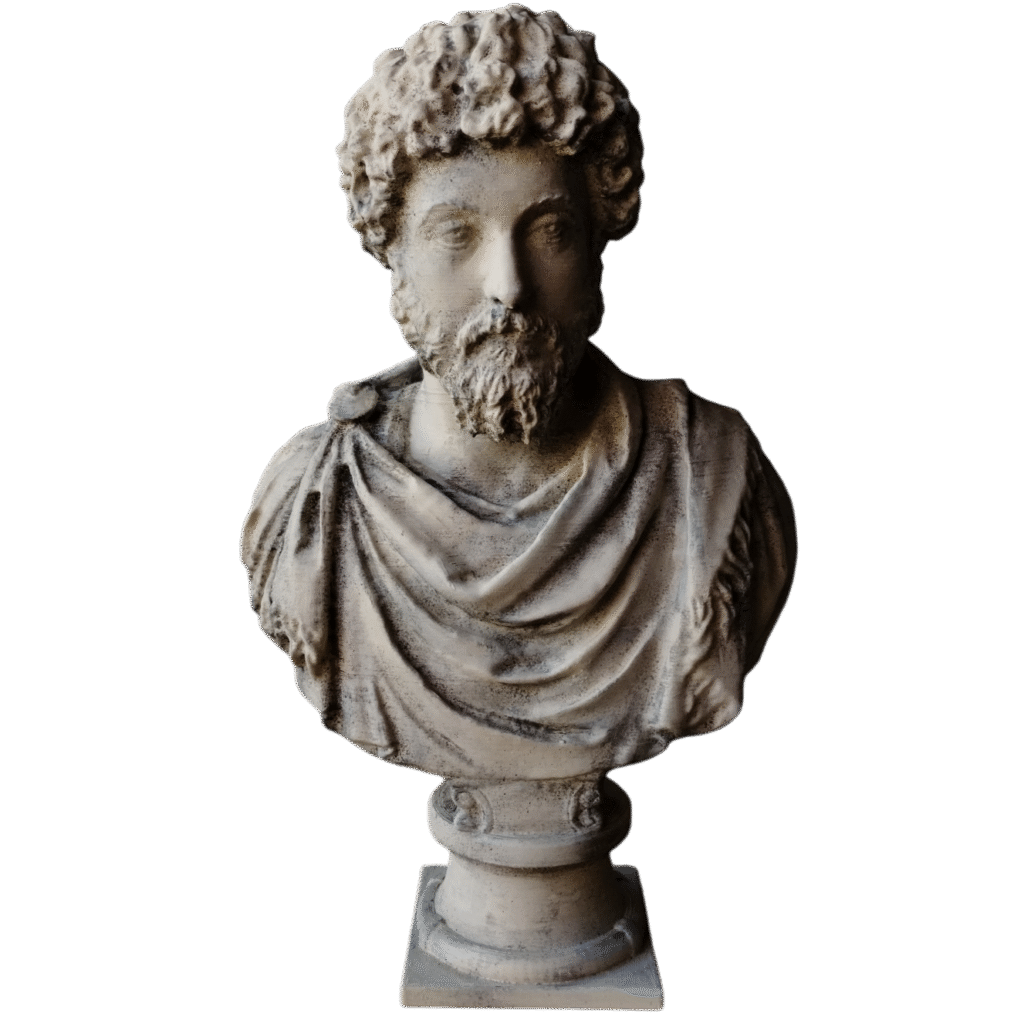 Marco Aurelio — Símil Mármol Beige