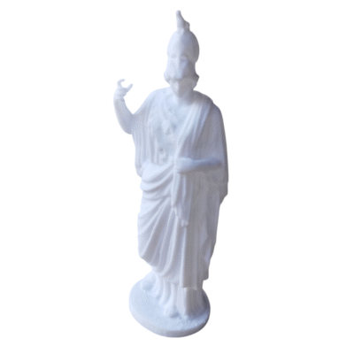 Estatua Figura Diosa Atenea Griega Escultura 15cm Deco 3d
