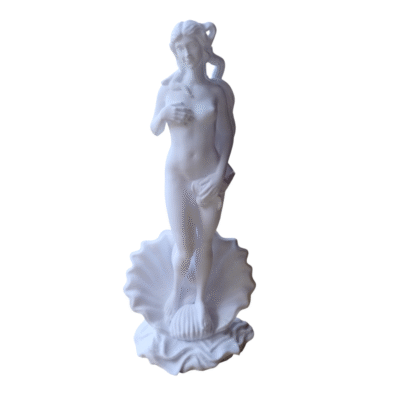 Estatua Inspirada En El Nacimiento De Venus 25cm Deco 3d