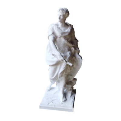 Estatua Figura Julio César Del Louvre 15cm Deco Clásica 3d