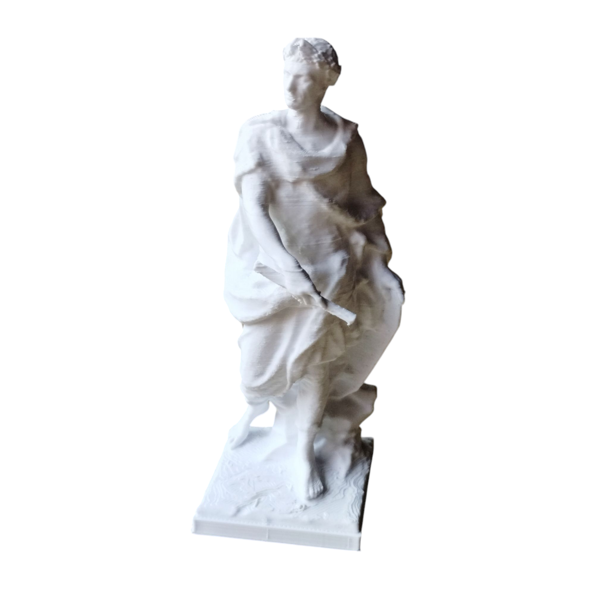 Estatua Figura Julio César Del Louvre 15cm Deco Clásica 3d