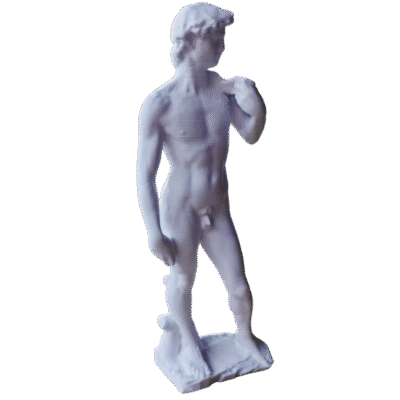 Estatua Clásica David De Miguel Angel 3d Adorno Decoración