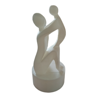 Estatua Madre E Hijo / Hija Decoración Estatuilla Moderna 3d