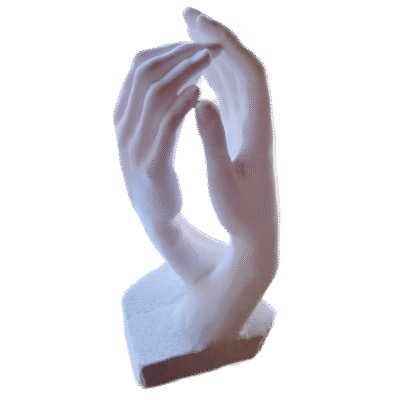 Estatua Manos La Catedral Auguste Rodin 25cm 3d Decoración