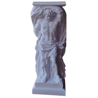 Estatua Figura Del Titan Atlas Escultura Griega Deco 3d