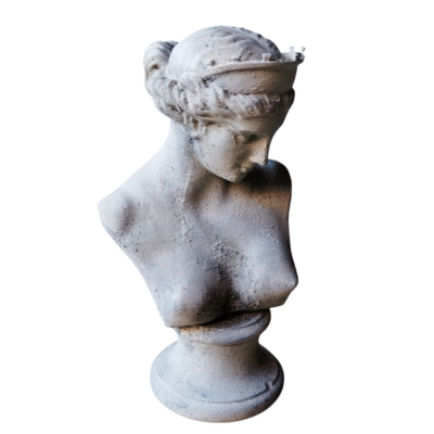 Escultura Busto Venus De Capua 15cm Pintado Símil Mármol 3d