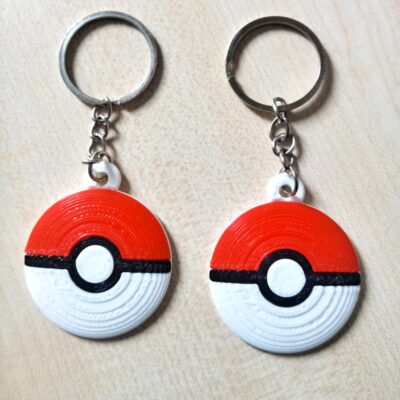 Llaverito Pokebola De Pokemon Llaveros Impresos En 3d Llaves