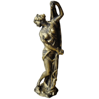 Estatua Venus Calipigia Romana 25cm Pintada Símil Bronce 3d