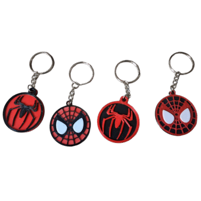 Llaveros De Hombre Araña A Elección Spiderman 3d Llaveritos
