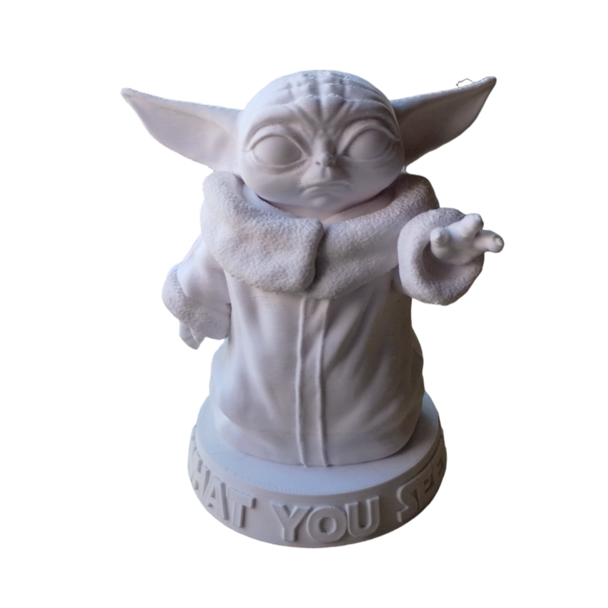 Grogu Baby Yoda Mandalorian Figura Estatuilla Star Wars Deco