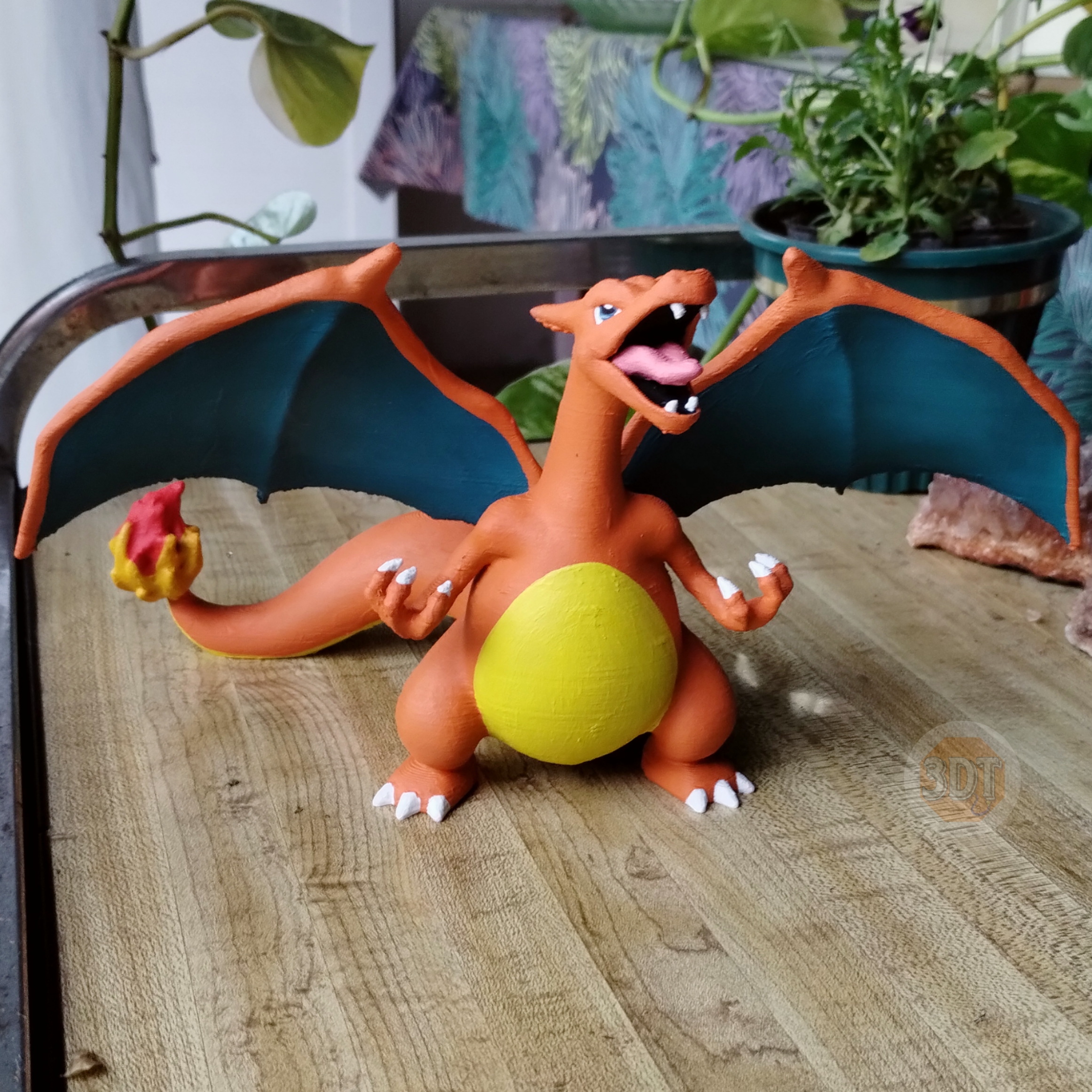 Figura Charizard De Pokémon Primera Generación 3d Pintado - Image 2