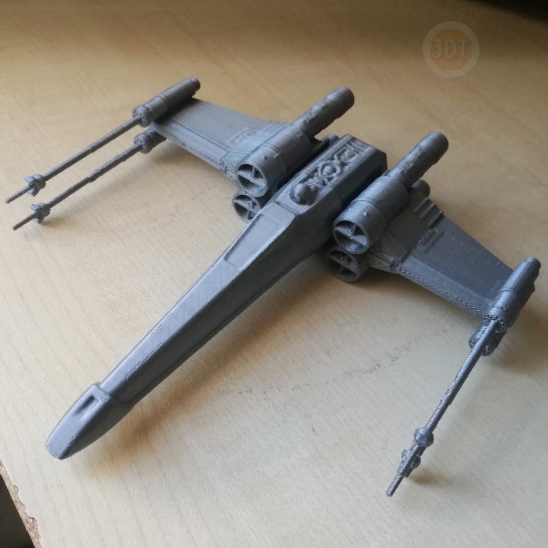 X Wing Nave Star Wars Ala X Caza Estelar Gigante!! 29cm - Image 2