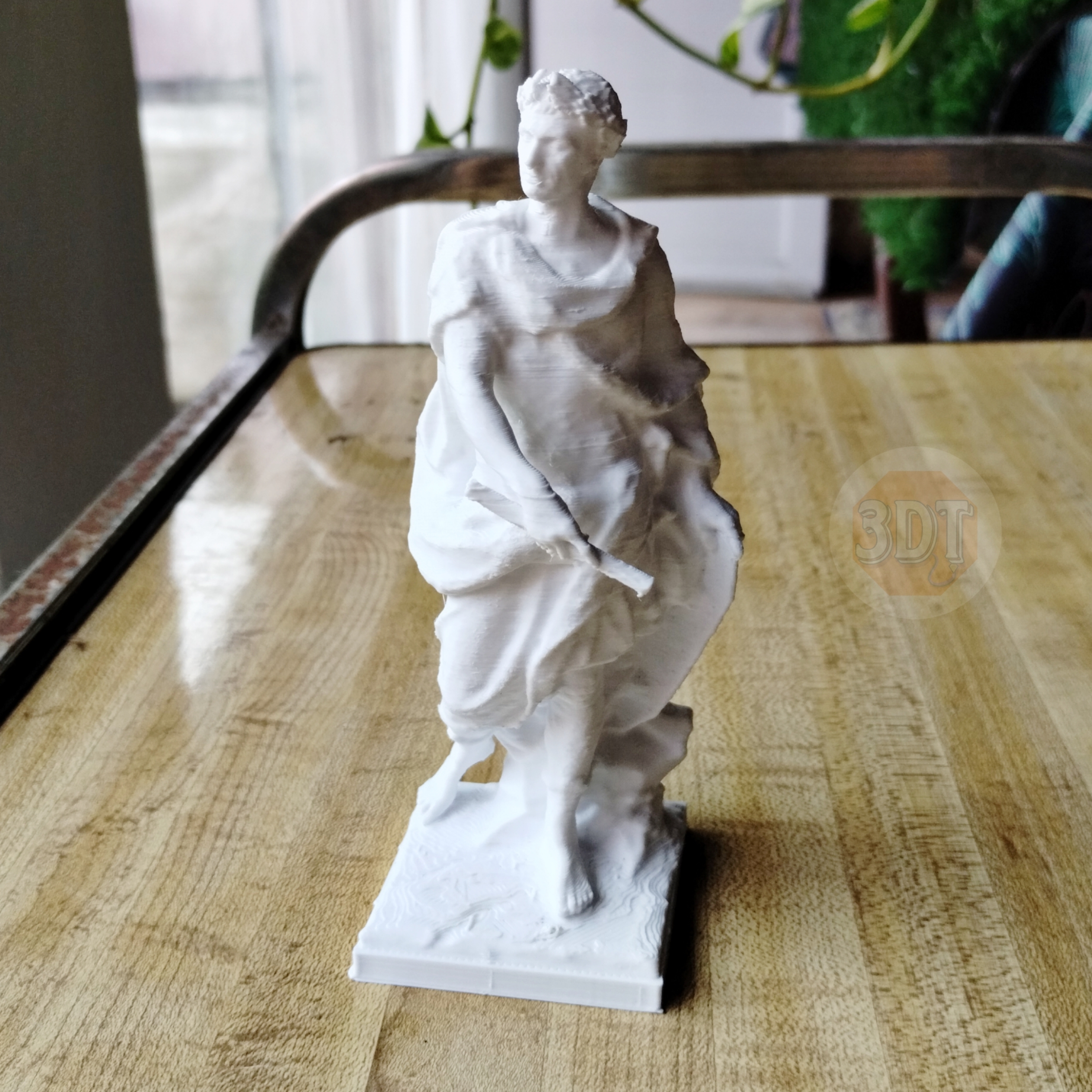 Estatua Figura Julio César Del Louvre 15cm Deco Clásica 3d - Image 2
